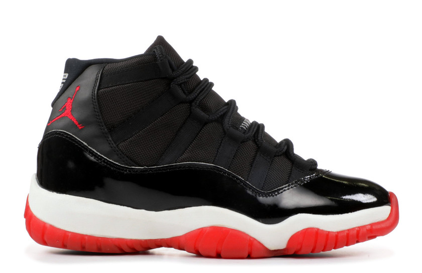 Air Jordan 11 Bred 2019é»è²ç½è²æ ¡éçº¢è²