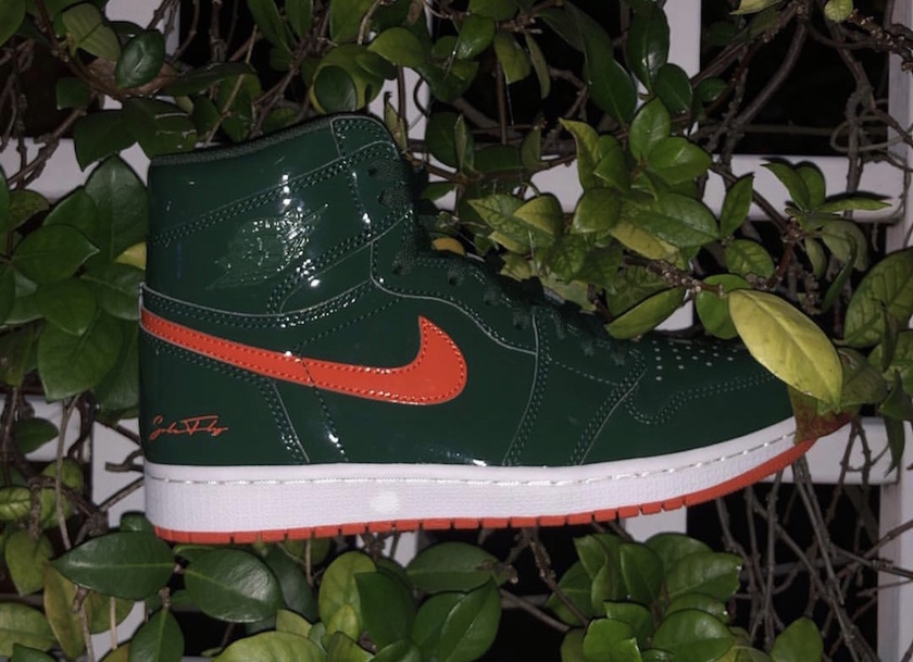 SoleFly Ar Jordan 1å·´å¡å°èºæ¯åè§ä¼æ ·æ¬