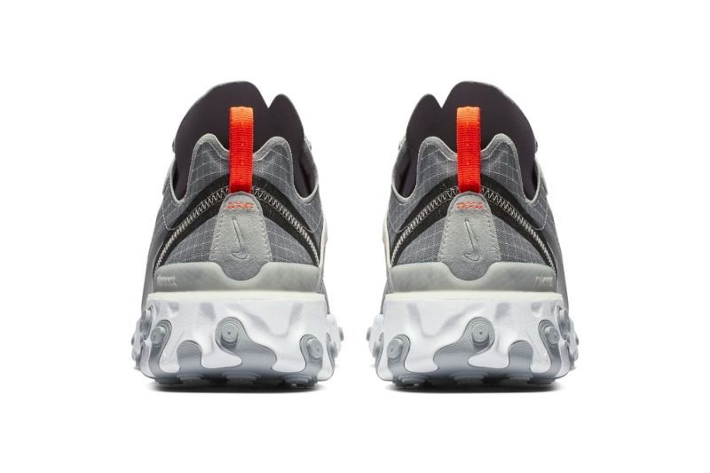 Nike React Element 55 éåºå
¨æ°ç°è²çæ¬