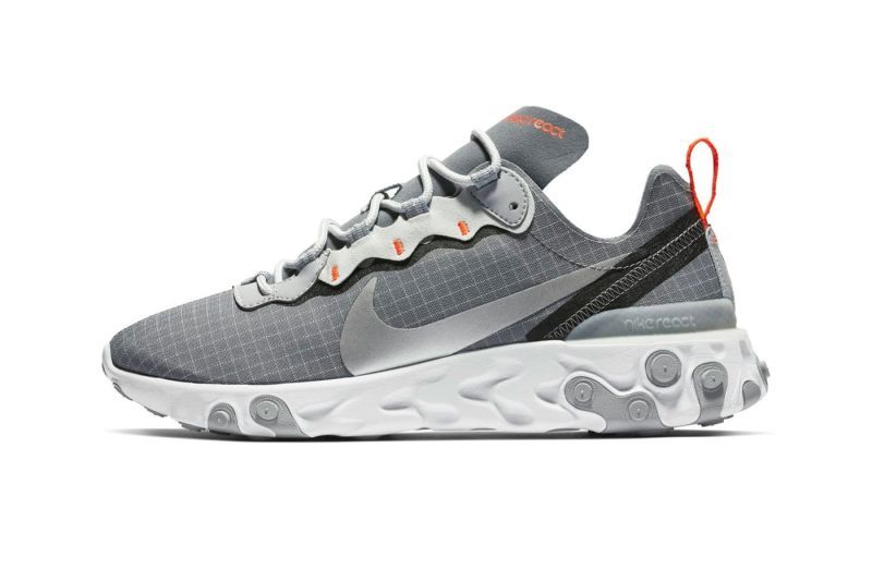 Nike React Element 55 éåºå
¨æ°ç°è²çæ¬