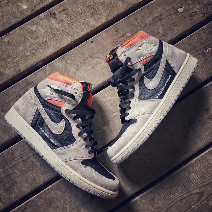 Air Jordan 1 Neutral Grey Hyper Crimson Black 555088-018å叿¥æä»·æ ¼