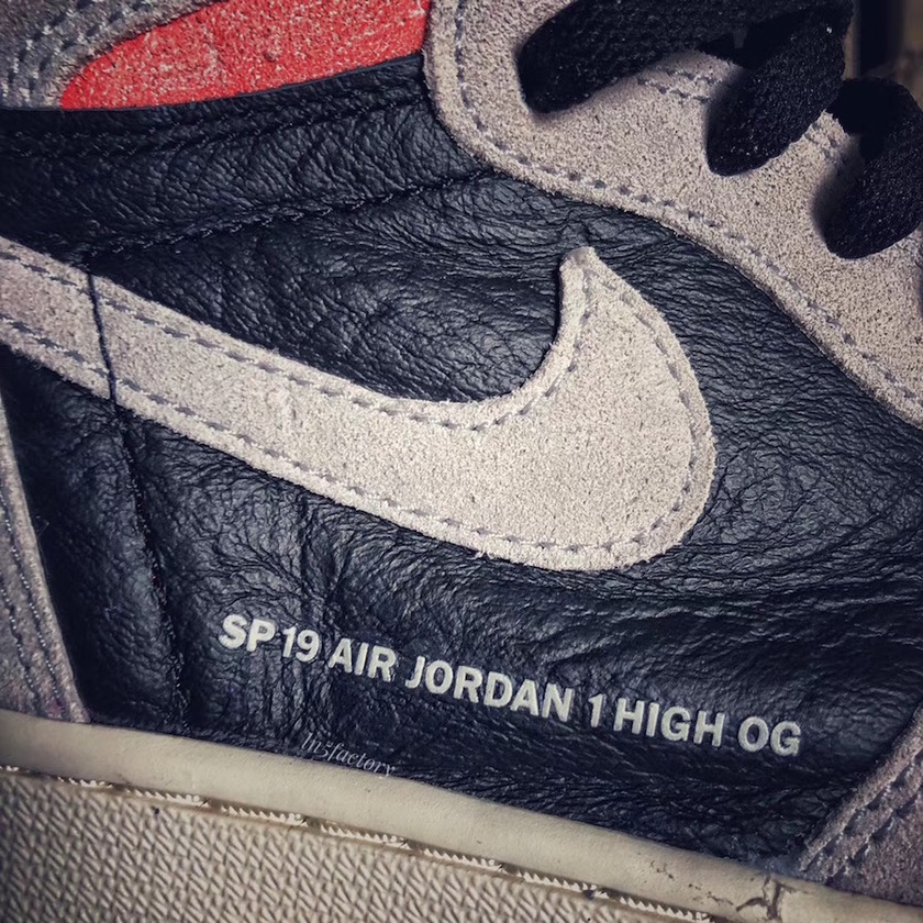 Air Jordan 1 Neutral Grey Hyper Crimson Black 555088-018å叿¥æä»·æ ¼