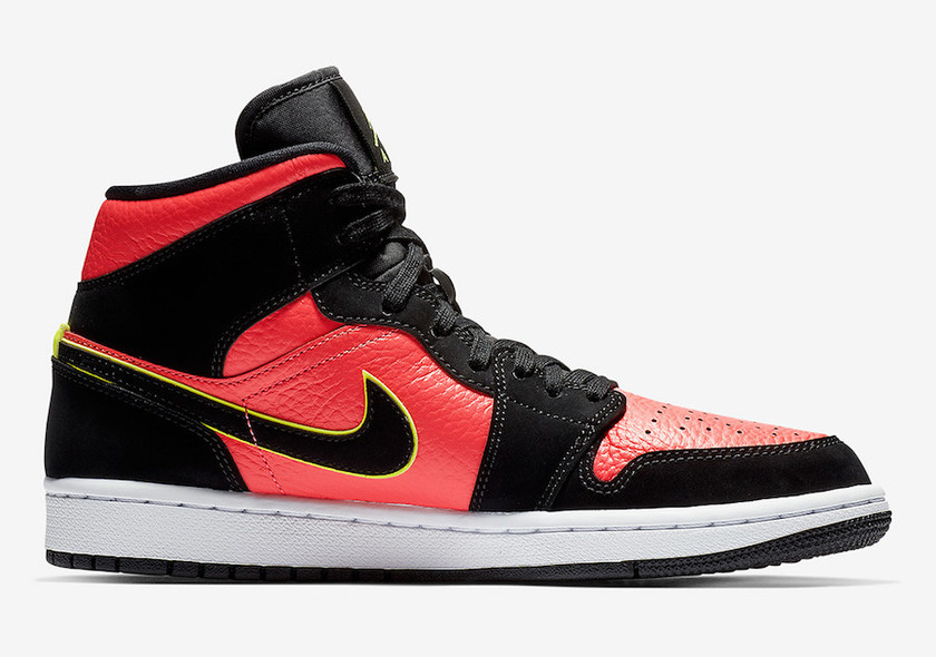 Air Jordan 1 Mid Hot Punch BQ6472-006å叿¥æ