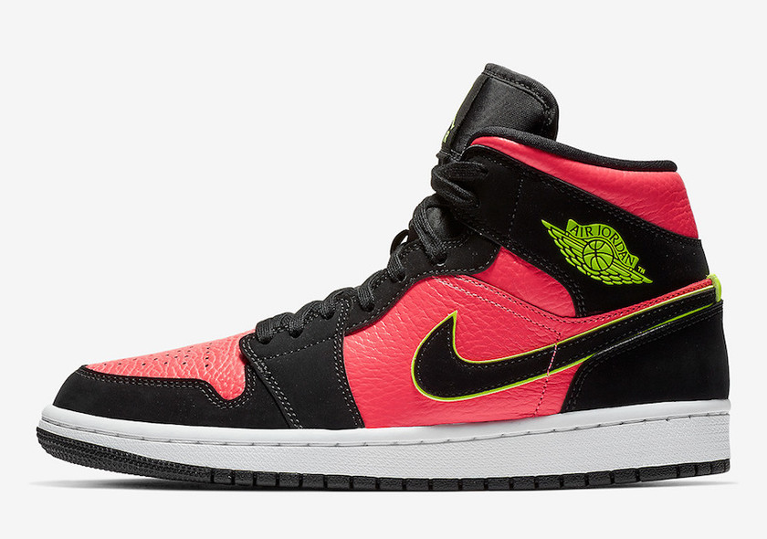 Air Jordan 1 Mid Hot Punch BQ6472-006å叿¥æ