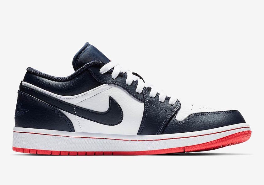 Air Jordan 1 Low Obsidian Ember Glow 553558-481å叿¥æ