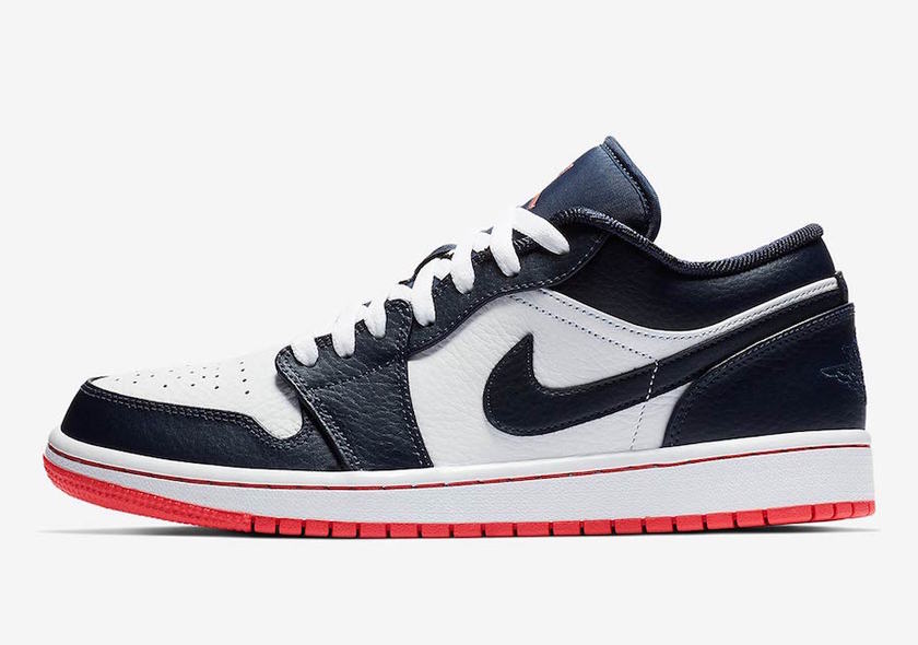 Air Jordan 1 Low Obsidian Ember Glow 553558-481å叿¥æ