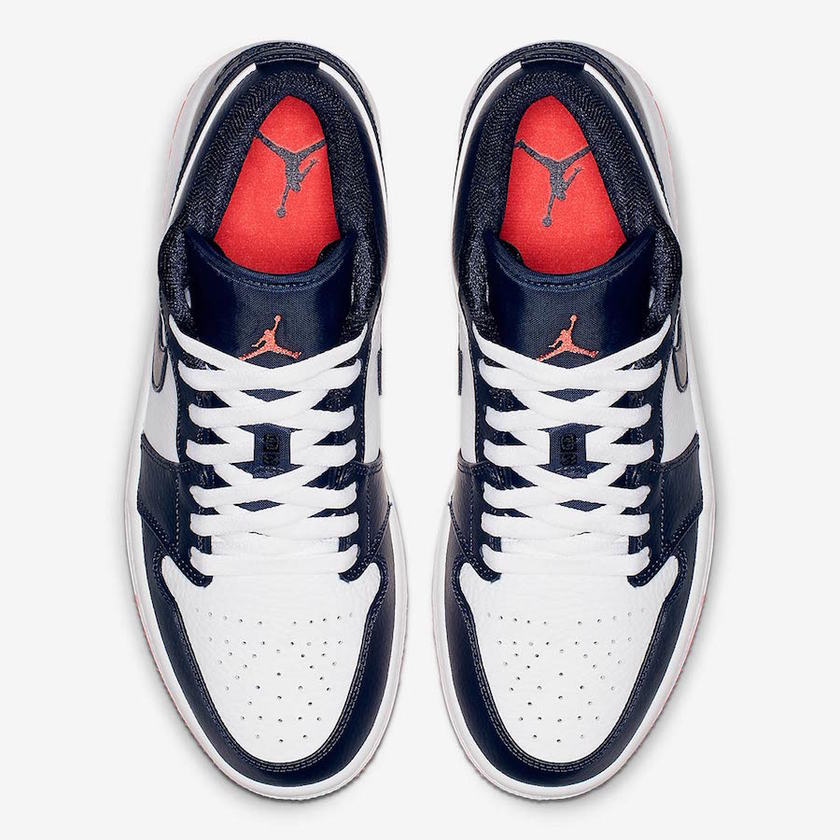 Air Jordan 1 Low Obsidian Ember Glow 553558-481å叿¥æ