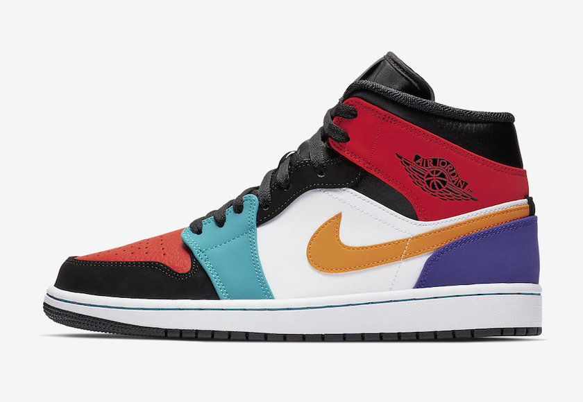 Air Jordan 1 Mid Bred Multi-554724-125åå:registered:æ¥æ