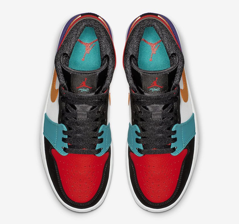 Air Jordan 1 Mid Bred Multi-554724-125åå:registered:æ¥æ