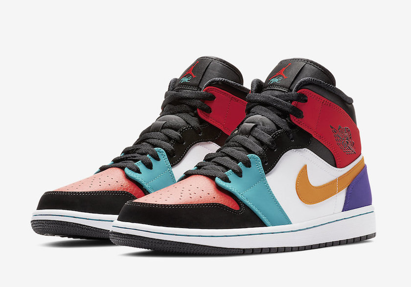 Air Jordan 1 Mid Bred Multi-554724-125åå:registered:æ¥æ