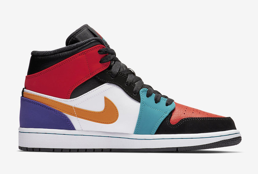 Air Jordan 1 Mid Bred Multi-554724-125åå:registered:æ¥æ