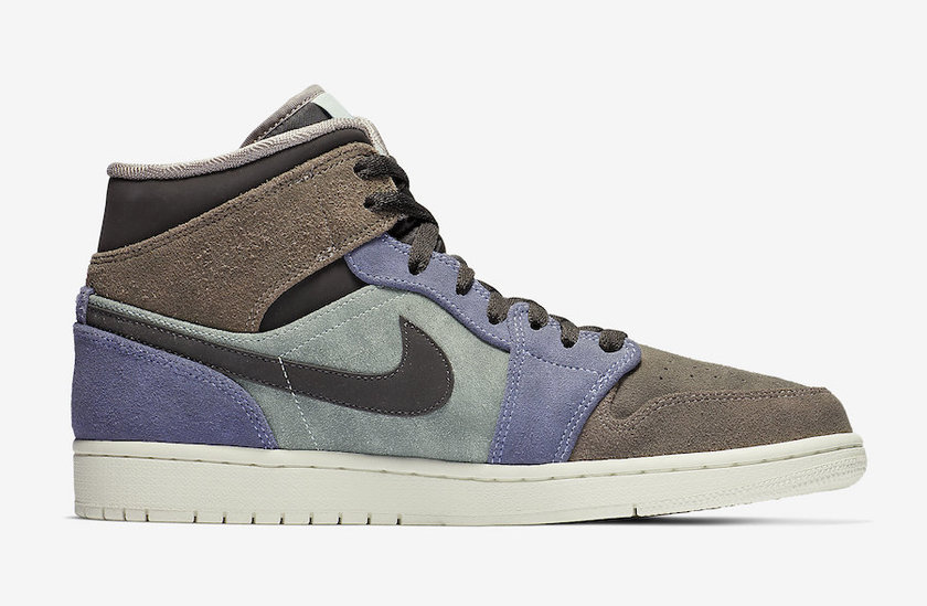 Air Jordan 1 Mid Suede 852542-203å叿¥æ