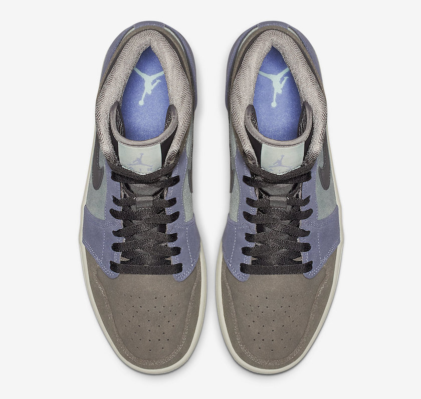 Air Jordan 1 Mid Suede 852542-203å叿¥æ