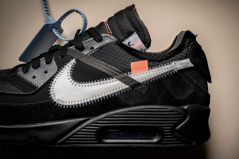 Off-White⢠x Nike Air Max 90 é»è²çæ¬ä¸æ¶æ¶æ¯æå
