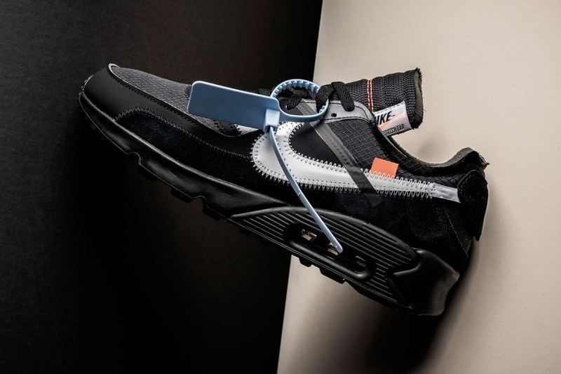 Off-White⢠x Nike Air Max 90 é»è²çæ¬ä¸æ¶æ¶æ¯æå
