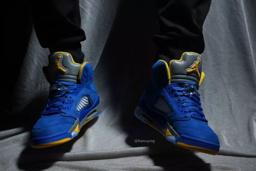Air Jordan 5 Retro JSP Laney CD2720-400 On-Feetå叿¥æ