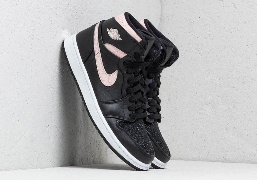 Air Jordan 1é«çº§é»è²æ·¤æ³¥çº¢AQ9131-001
