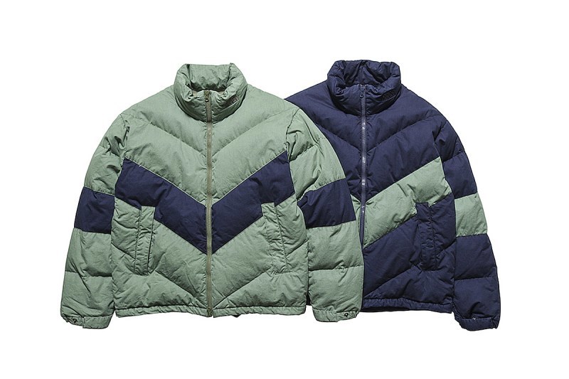 the north face purple label cotton down jacket