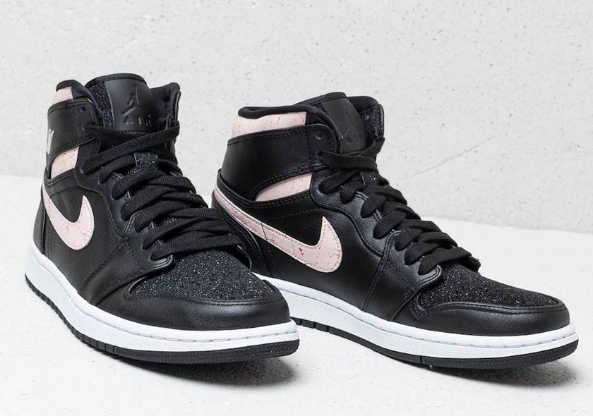 Air Jordan 1é«çº§é»è²æ·¤æ³¥çº¢AQ9131-001