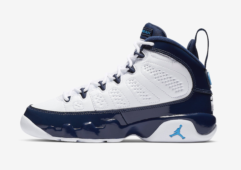 Air Jordan 9 UNC All-Star University Blue Midnight Navy 302370-145 Release Date