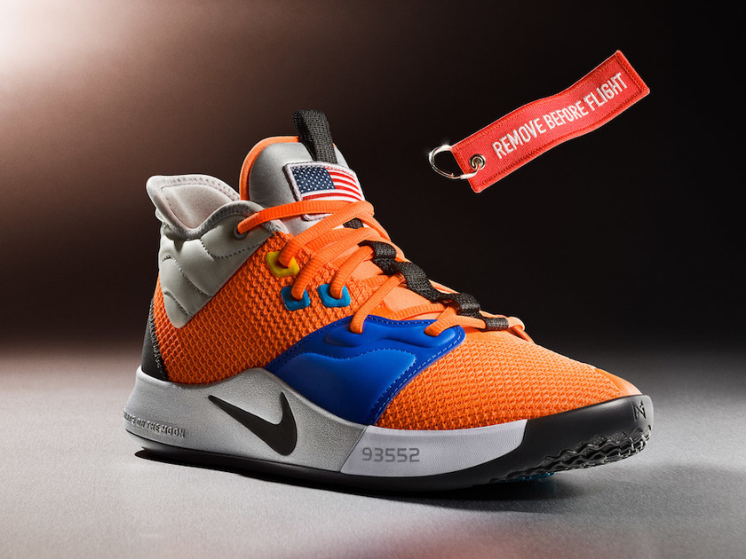 Nike PG 3 NASA Total Orange CI2666-800åå¸æ¥æä»·æ ¼