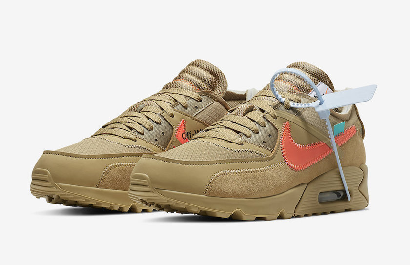 Off-White Nike Air Max 90 Desert Ore 2019åå:registered:æ¥æ