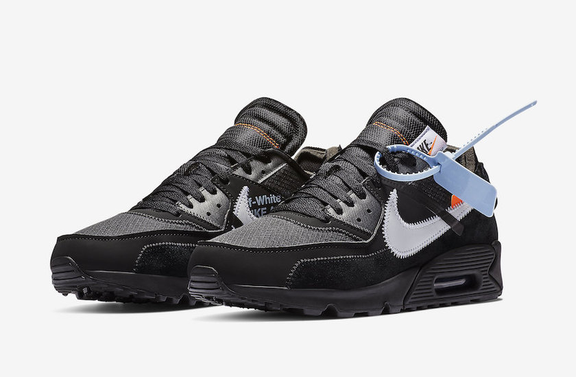 Off-White Nike Air Max 90é»è²2019å叿¥æ