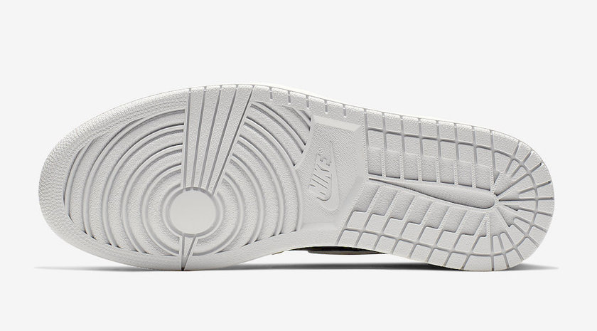 Air Jordan 1é«OGä¸­æ§ç°è²Hyper Crimson 555088-018åå¸æ¥æ