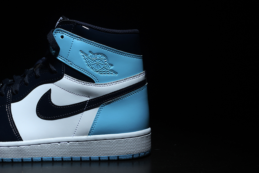 Air Jordan 1 UNC Patent Obsidian Blue Chill CD0461-401åå¸æ¥æ