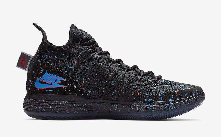 Nike KD 11 Black Bright Crimson Photo Blue AO2604-007åå:registered:æ¥æ