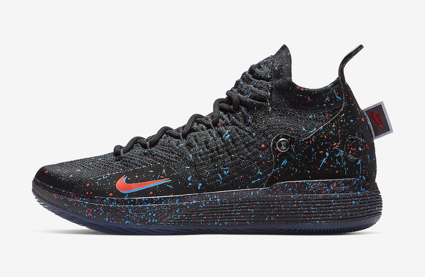 Nike KD 11 Black Bright Crimson Photo Blue AO2604-007åå:registered:æ¥æ