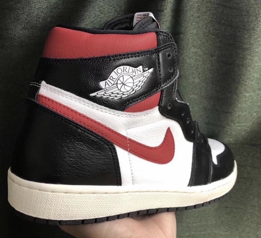 Air Jordan 1é»è²ç½è²å¥èº«æ¿çº¢è²555088-061 2019å叿¥æ