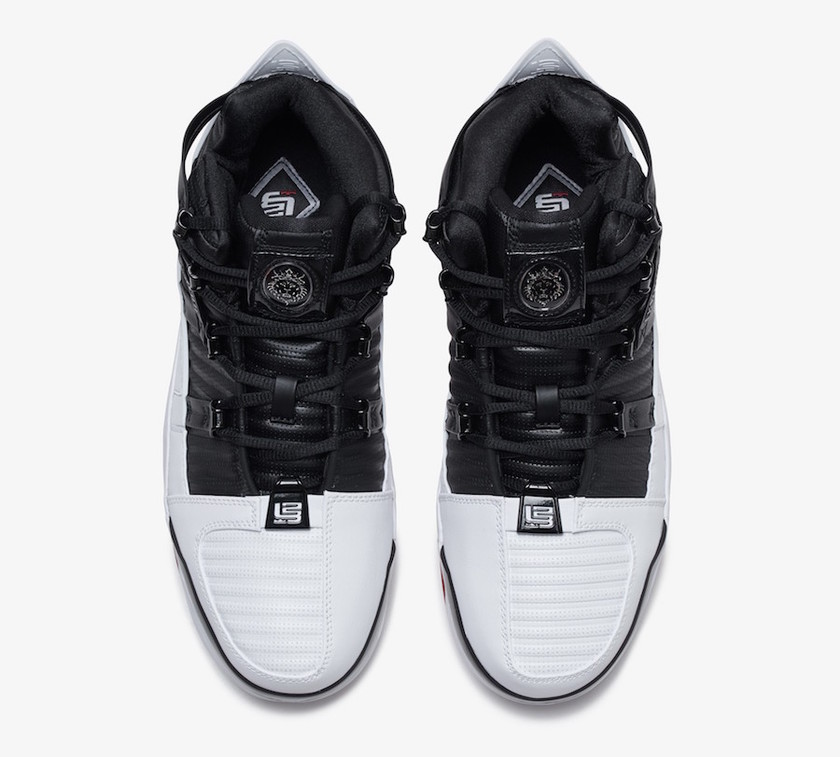 Nike LeBron 3 Home White Black Warsity Crimson AO2434-101åå:registered:æ¥æ
