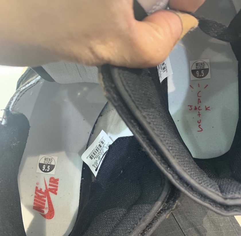 Travis Scott Air Jordan 1ä»äººææ°å
2019 CD4487-100å叿¥æ