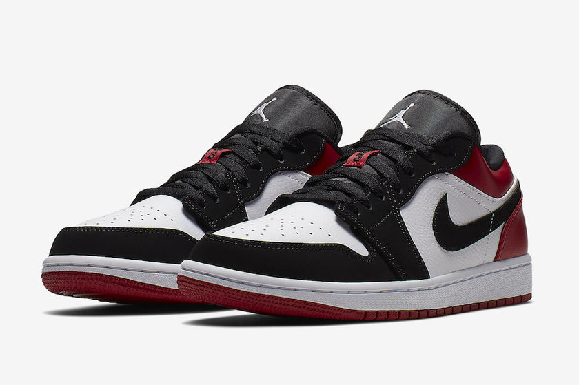 Air Jordan 1 Low Black Toe 553558-116å叿¥æ
