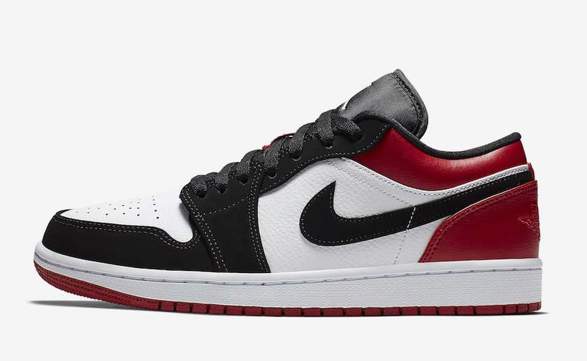 Air Jordan 1 Low Black Toe 553558-116å叿¥æ