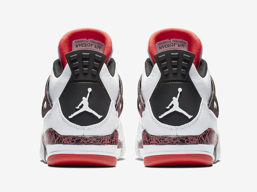 Air Jordan 4 Flight Nostalgia White Bright Crimson 308497-116åå:registered:æ¥æ