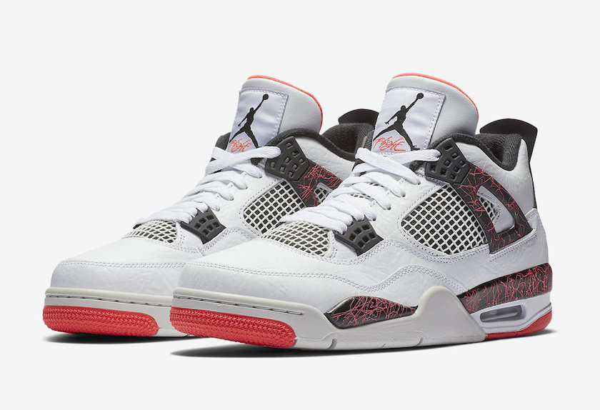 Air Jordan 4 Flight Nostalgia White Bright Crimson 308497-116åå:registered:æ¥æ