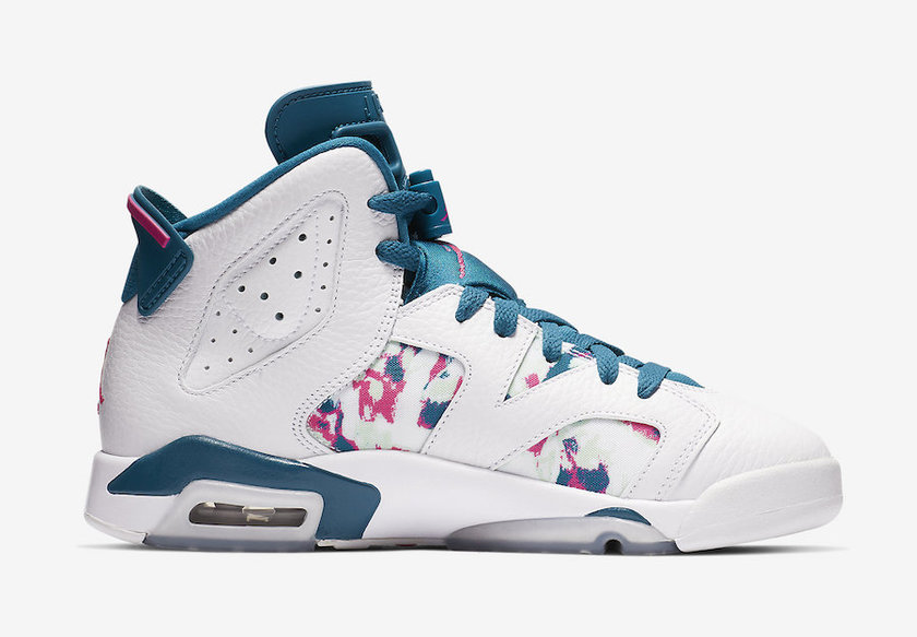 Air Jordan 6 GS Green Abyss Laser Fuchsia 543390-153å叿¥æä»·æ ¼