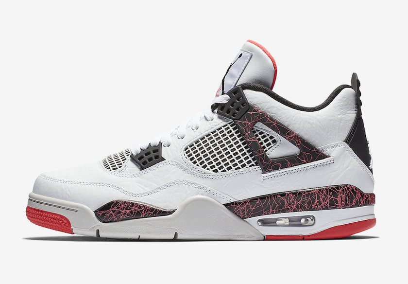 Air Jordan 4 Flight Nostalgia White Bright Crimson 308497-116åå:registered:æ¥æ