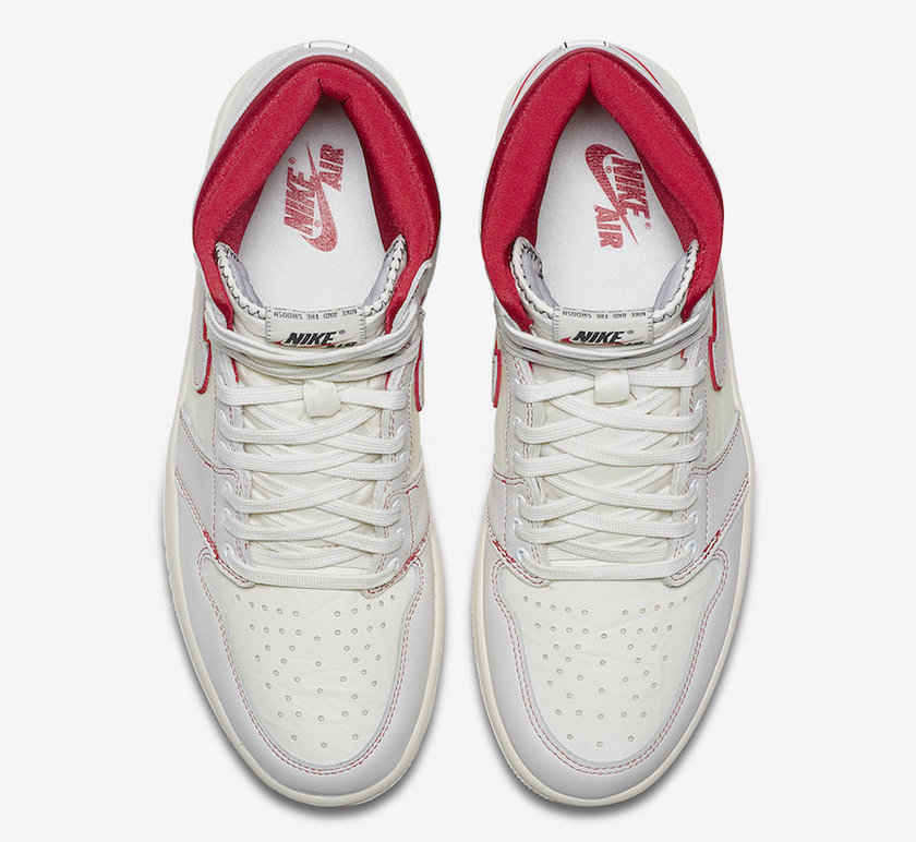 Air Jordan 1 Sail University Red 555088-160å叿¥æä»·æ ¼