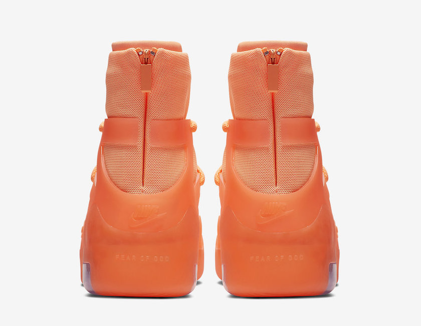 Nike Air Fear of God 1 Orange Pulse AR4237-800发布日期