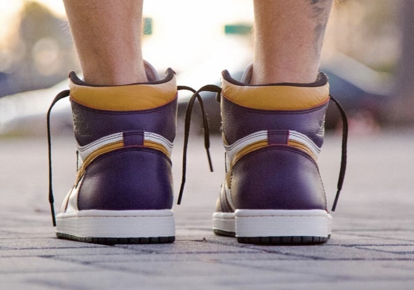 Nike SB Air Jordan 1 Lakers Courtç´«å¸é£å¸å¤§å¦éé»CD6578-507å叿¥æ