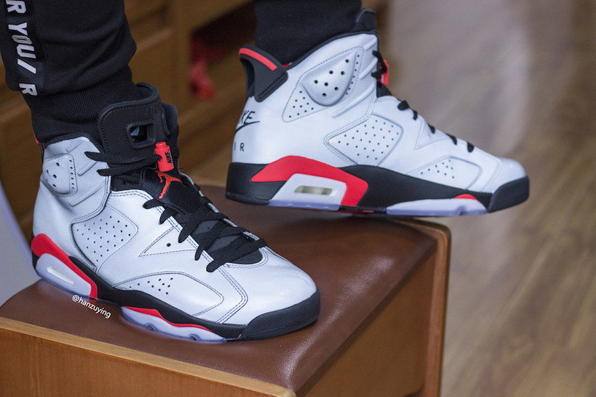 Air Jordan 6 Reflect Silver Infrared CI4072-001å叿¥æ