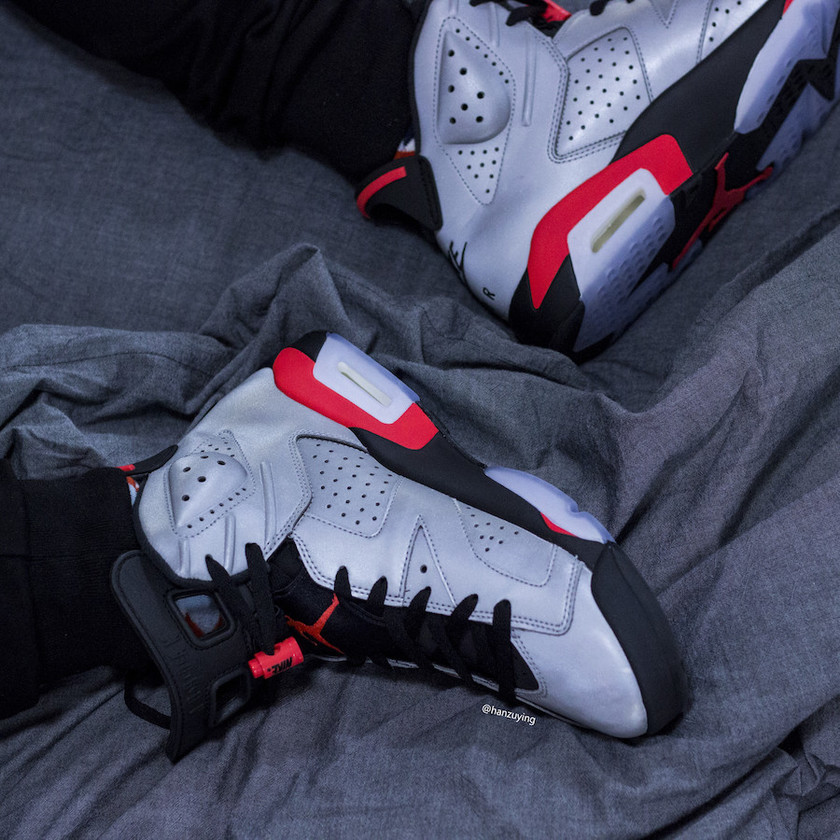 Air Jordan 6 Reflect Silver Infrared CI4072-001å叿¥æ