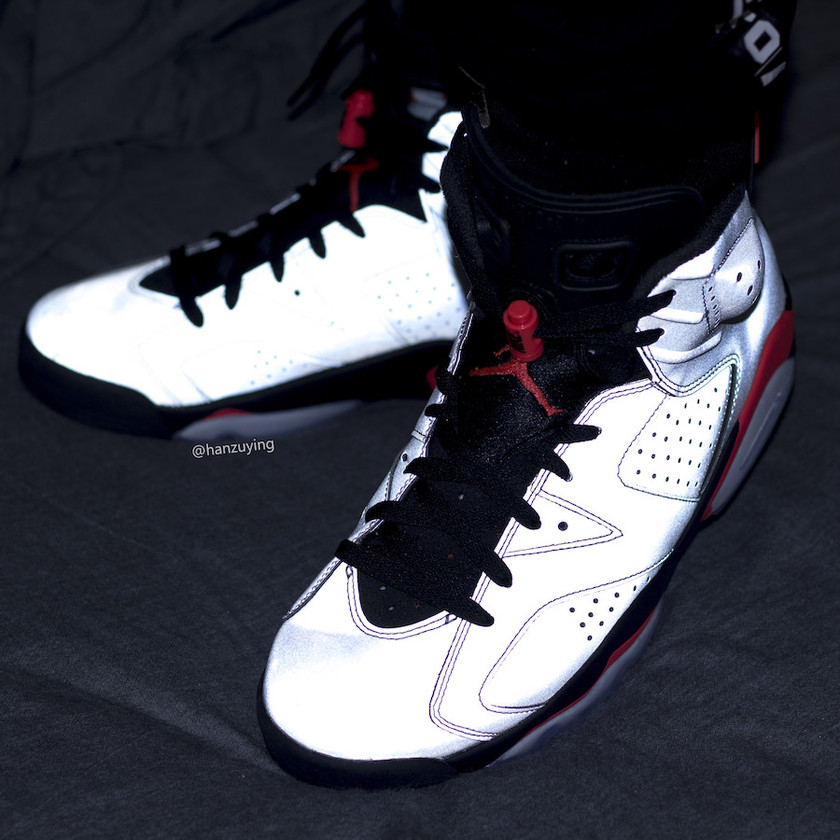 Air Jordan 6 Reflect Silver Infrared CI4072-001å叿¥æ