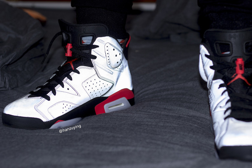 Air Jordan 6 Reflect Silver Infrared CI4072-001å叿¥æ