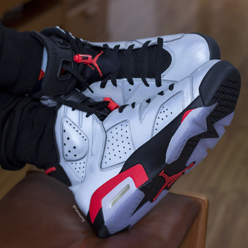Air Jordan 6 Reflect Silver Infrared CI4072-001å叿¥æ