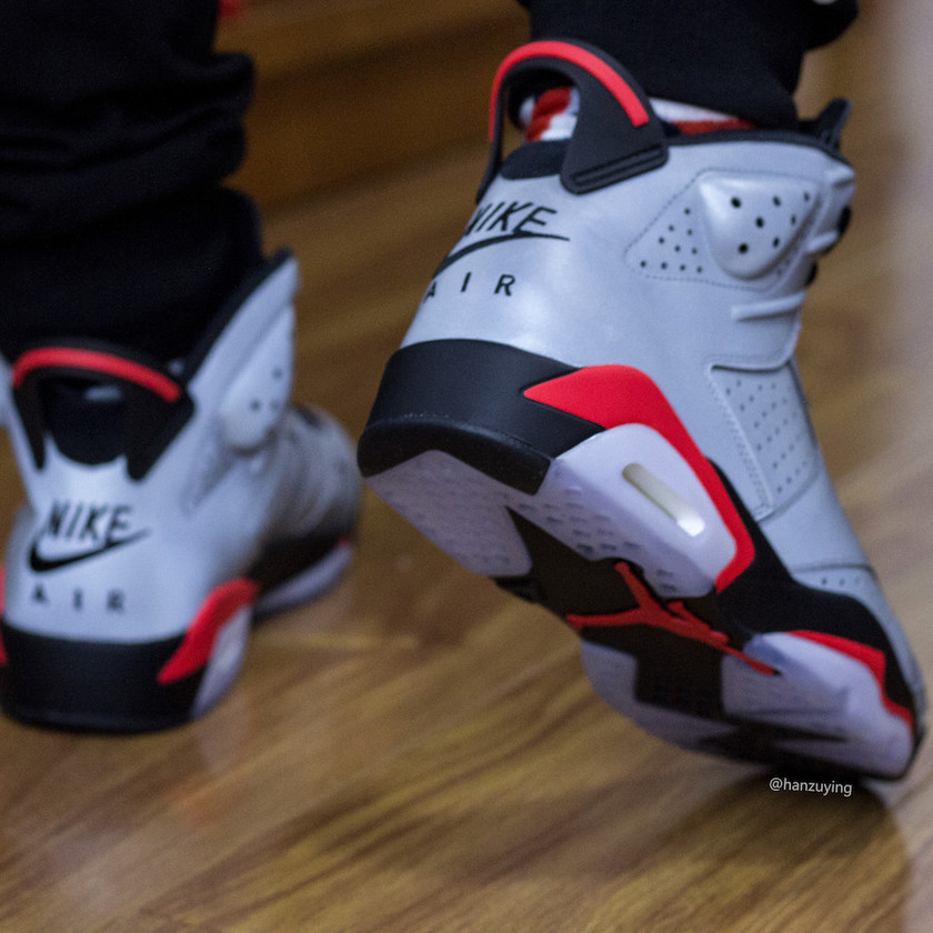 Air Jordan 6 Reflect Silver Infrared CI4072-001å叿¥æ