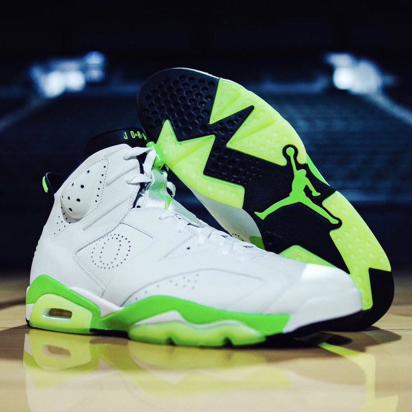 Air Jordan 6 Oregon Ducks女åPE